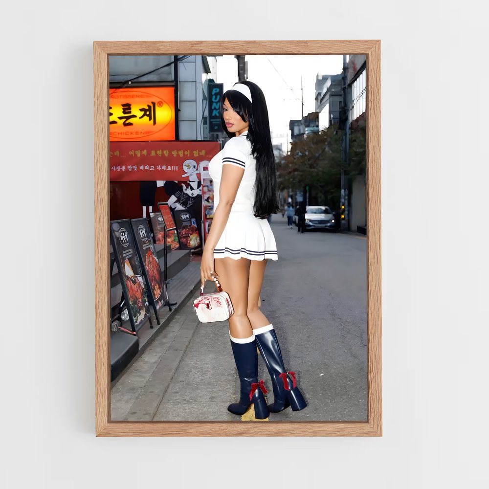 ap-megan thee stallion-3 cadre Bois clair