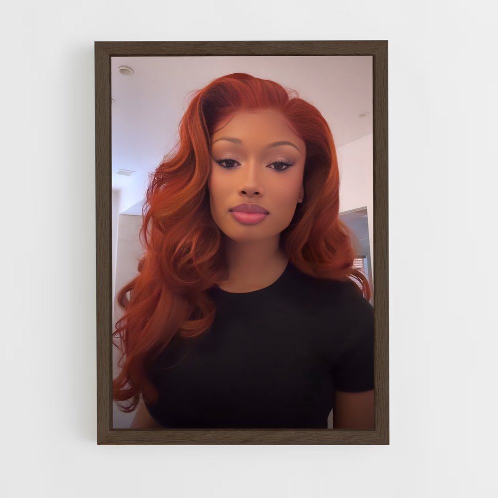 ap-megan thee stallion-4 cadre Bois foncé