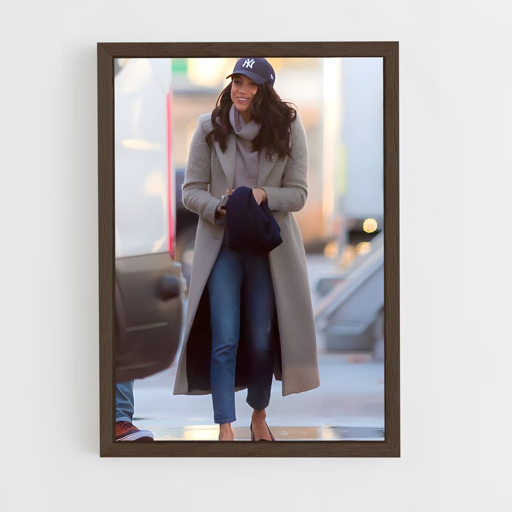 ap-meghan markle-1 cadre Bois foncé