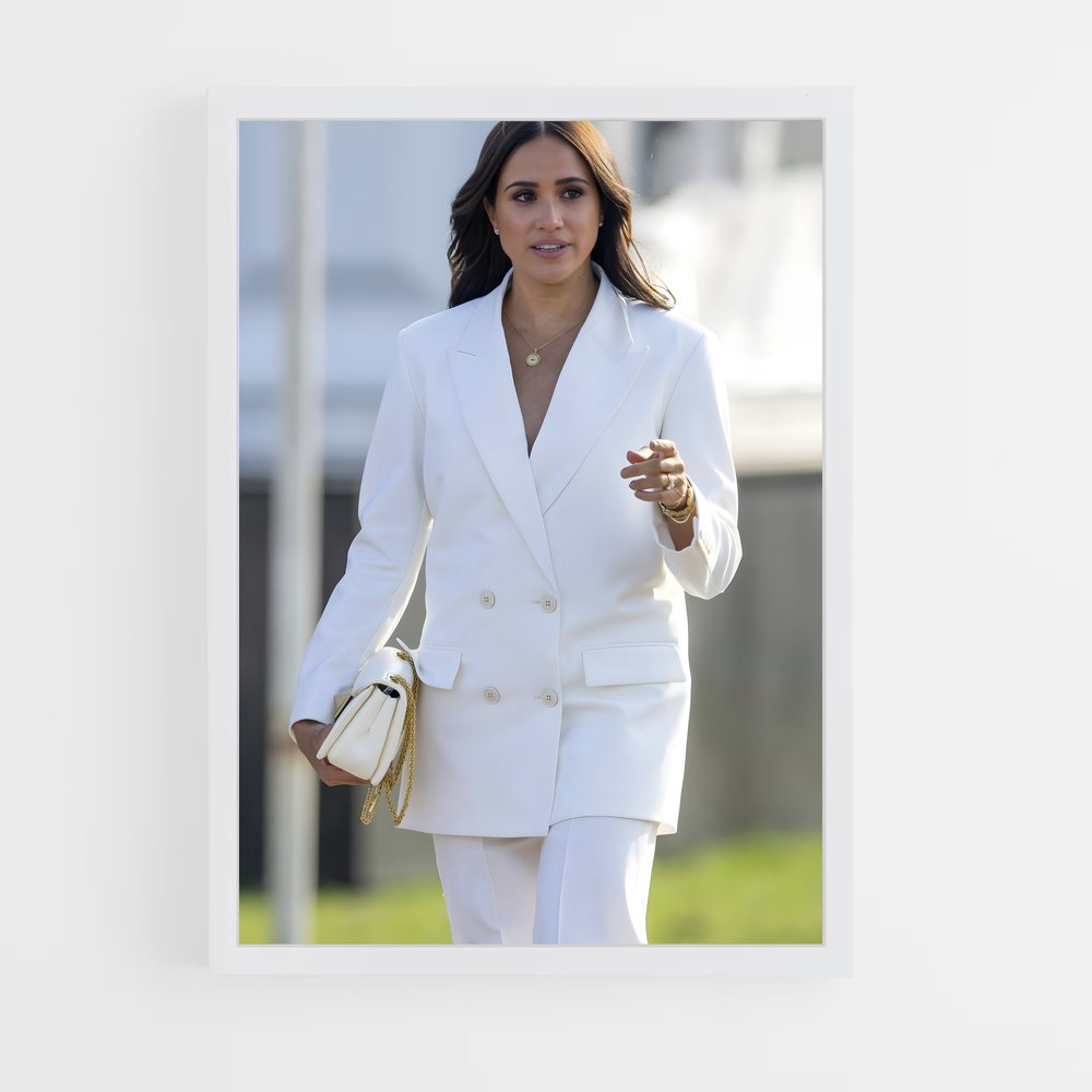 ap-meghan markle-5 cadre Blanc