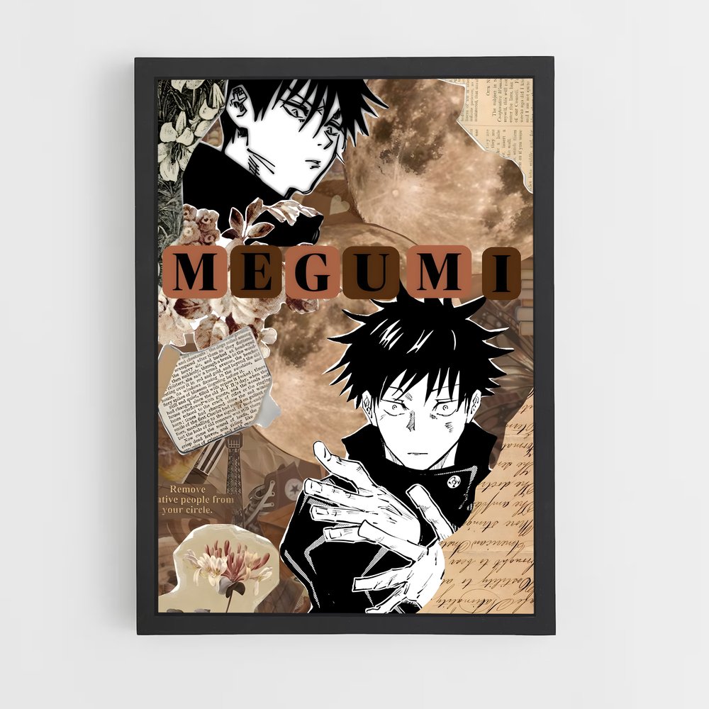 ap-megumi fushiguro-6 cadre Noir
