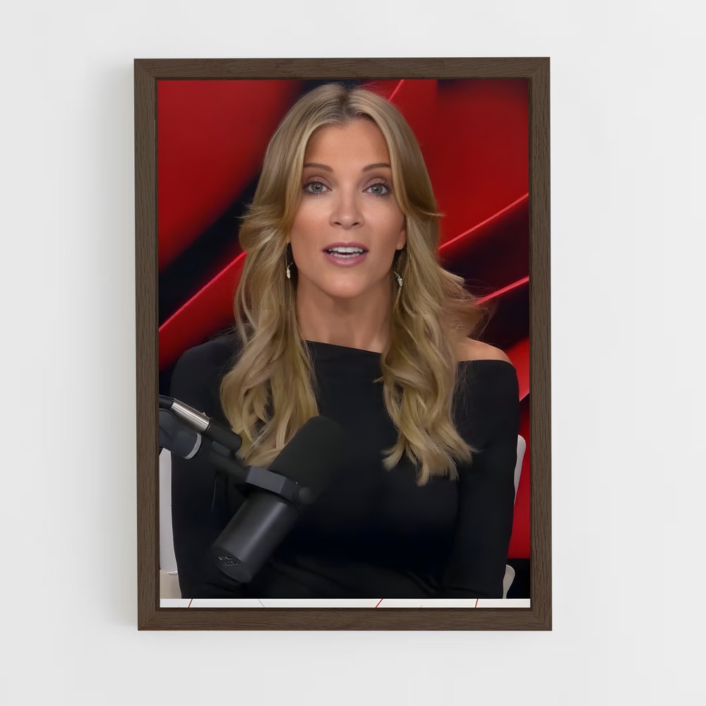 ap-megyn kelly-10 cadre Bois foncé