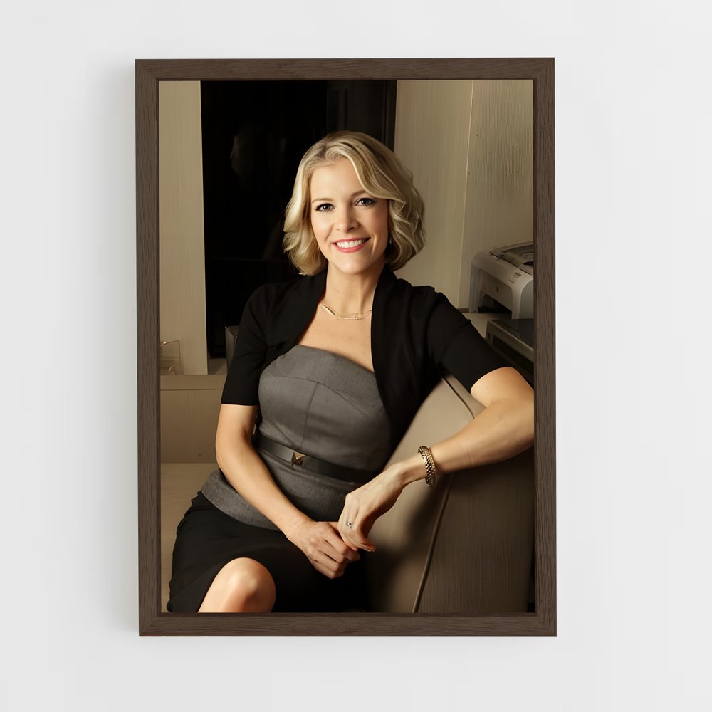 ap-megyn kelly-9 cadre Bois foncé