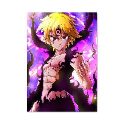 Poster Dans la Nuit Pourpre