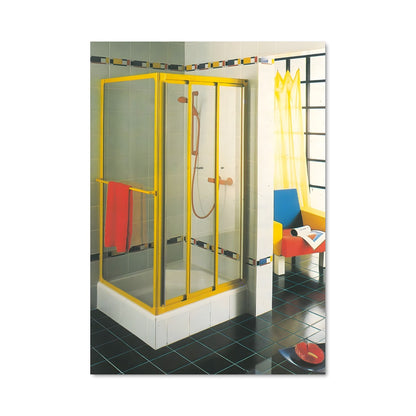 Poster Salle de Bain Énergique