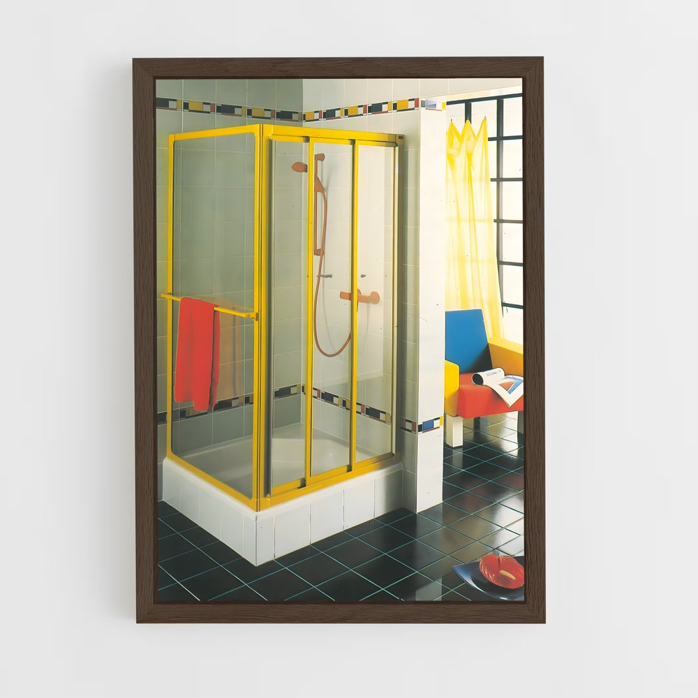 ap-memphis design-5 cadre Bois foncé