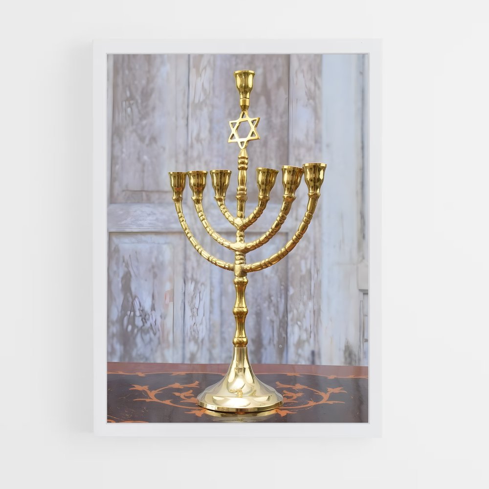 ap-menorah-3 cadre Blanc