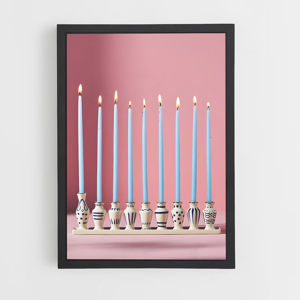 ap-menorah-6 cadre Noir