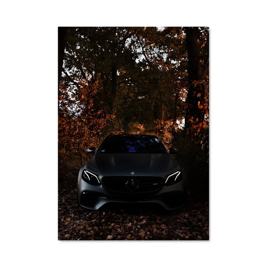 Poster Mercedes dans les Bois