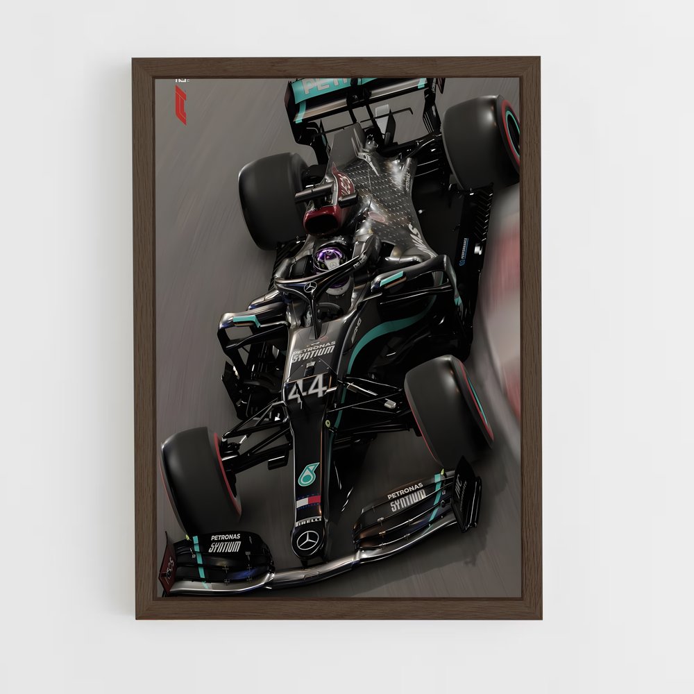 ap-mercedes w11-3 cadre Bois foncé