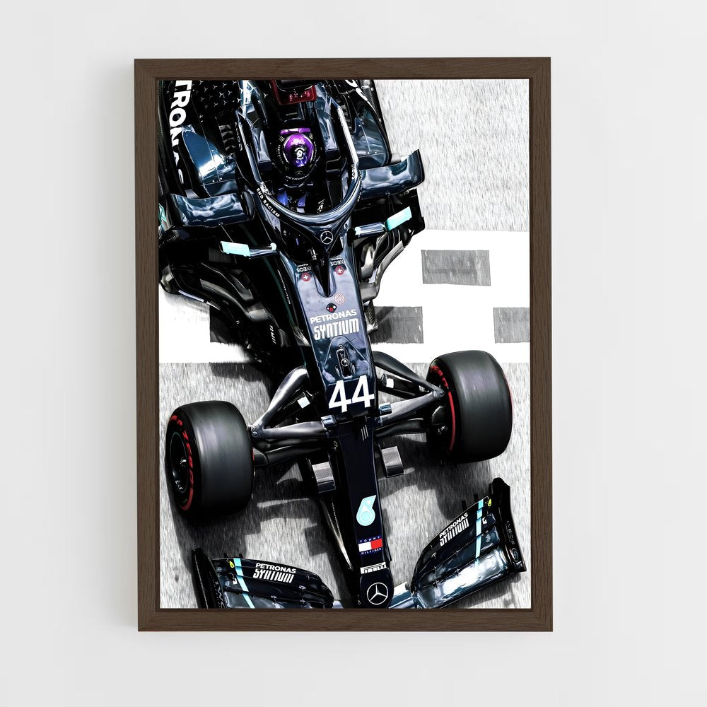 ap-mercedes w11-4 cadre Bois foncé