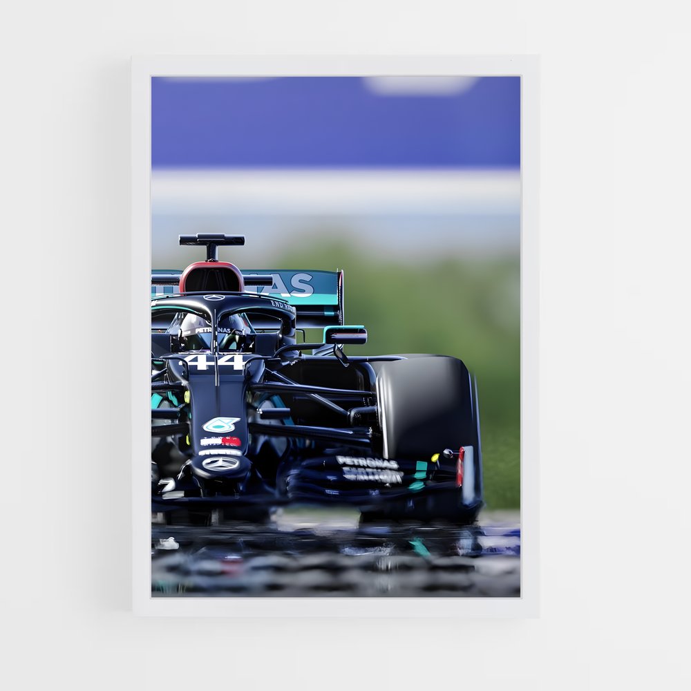 ap-mercedes w11-5 cadre Blanc