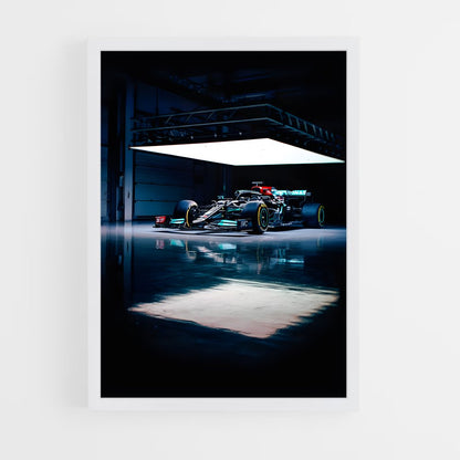 ap-mercedes w12-1 cadre Blanc