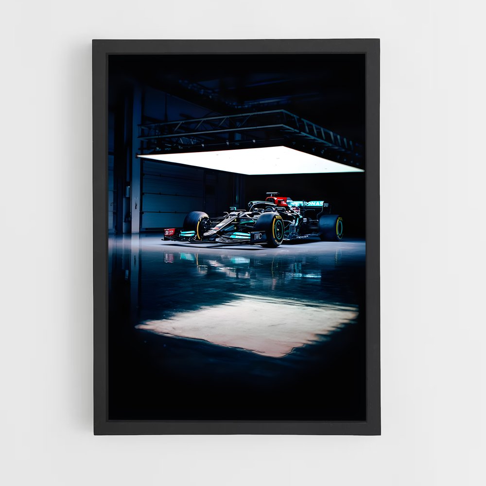 ap-mercedes w12-1 cadre Noir