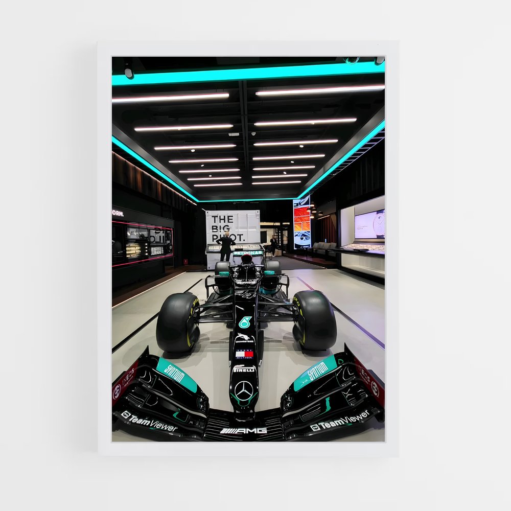ap-mercedes w12-10 cadre Blanc