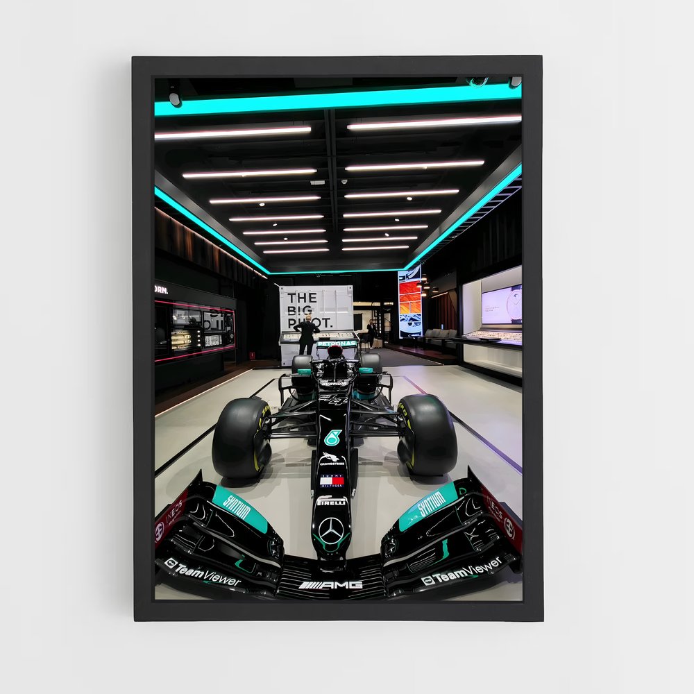 ap-mercedes w12-10 cadre Noir