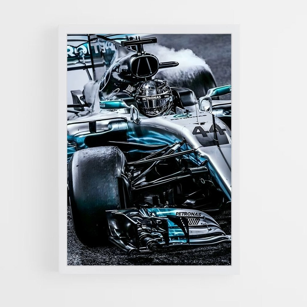 ap-mercedes w12-2 cadre Blanc