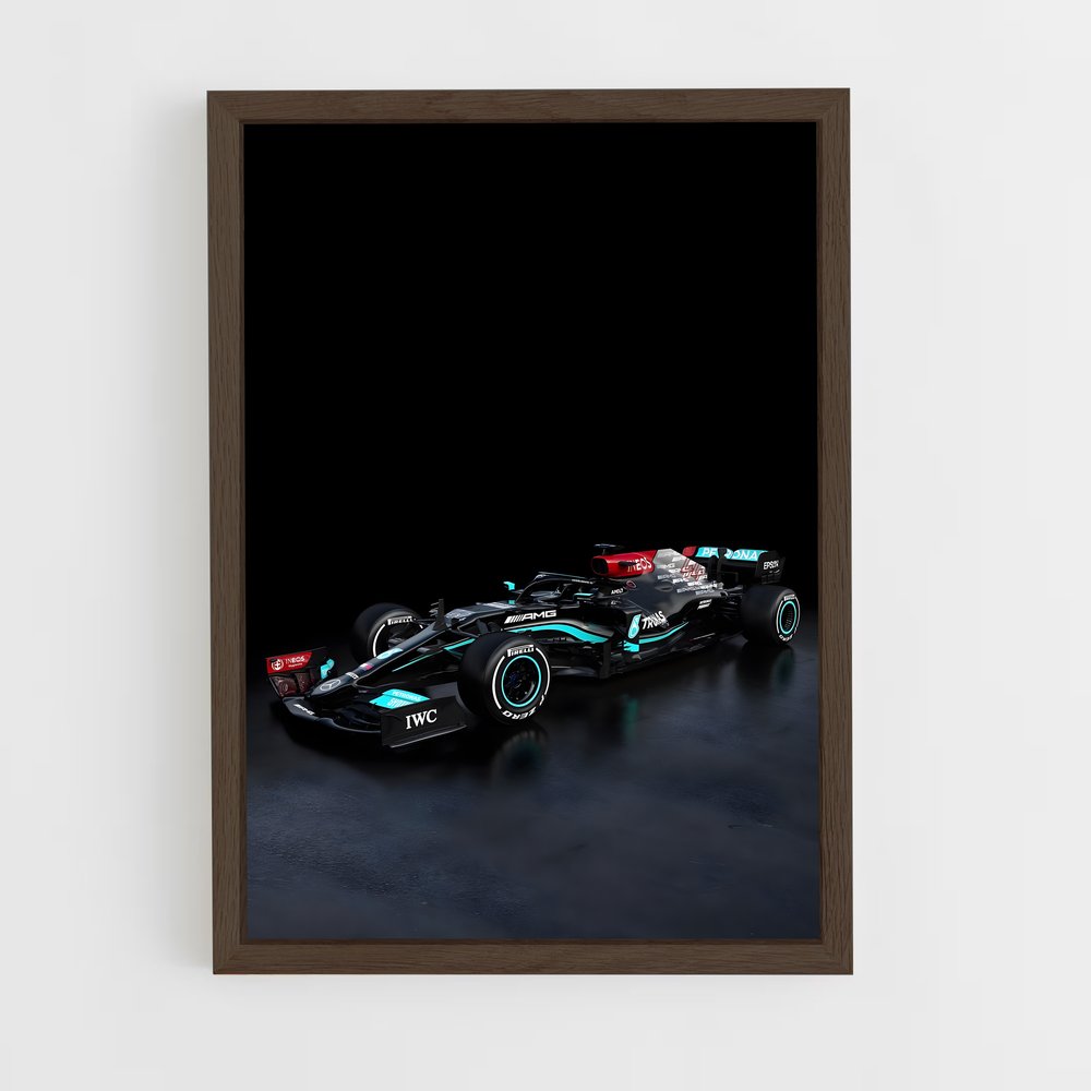 ap-mercedes w12-3 cadre Bois foncé