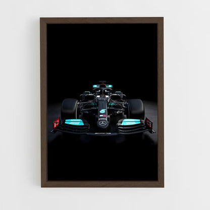 ap-mercedes w12-4 cadre Bois foncé