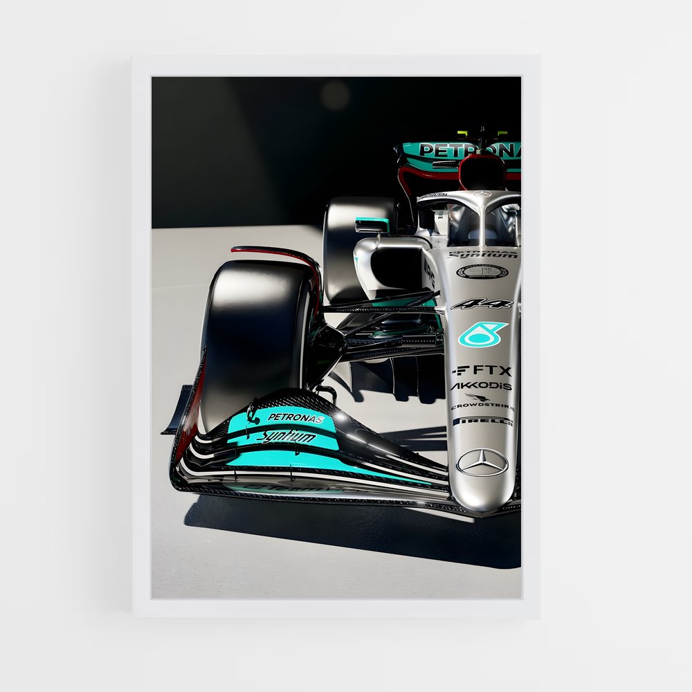 ap-mercedes w13-6 cadre Blanc