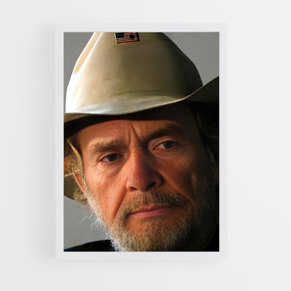 ap-merle haggard-4 cadre Blanc