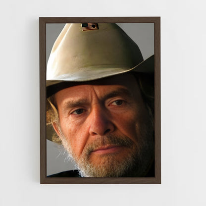 ap-merle haggard-4 cadre Bois foncé