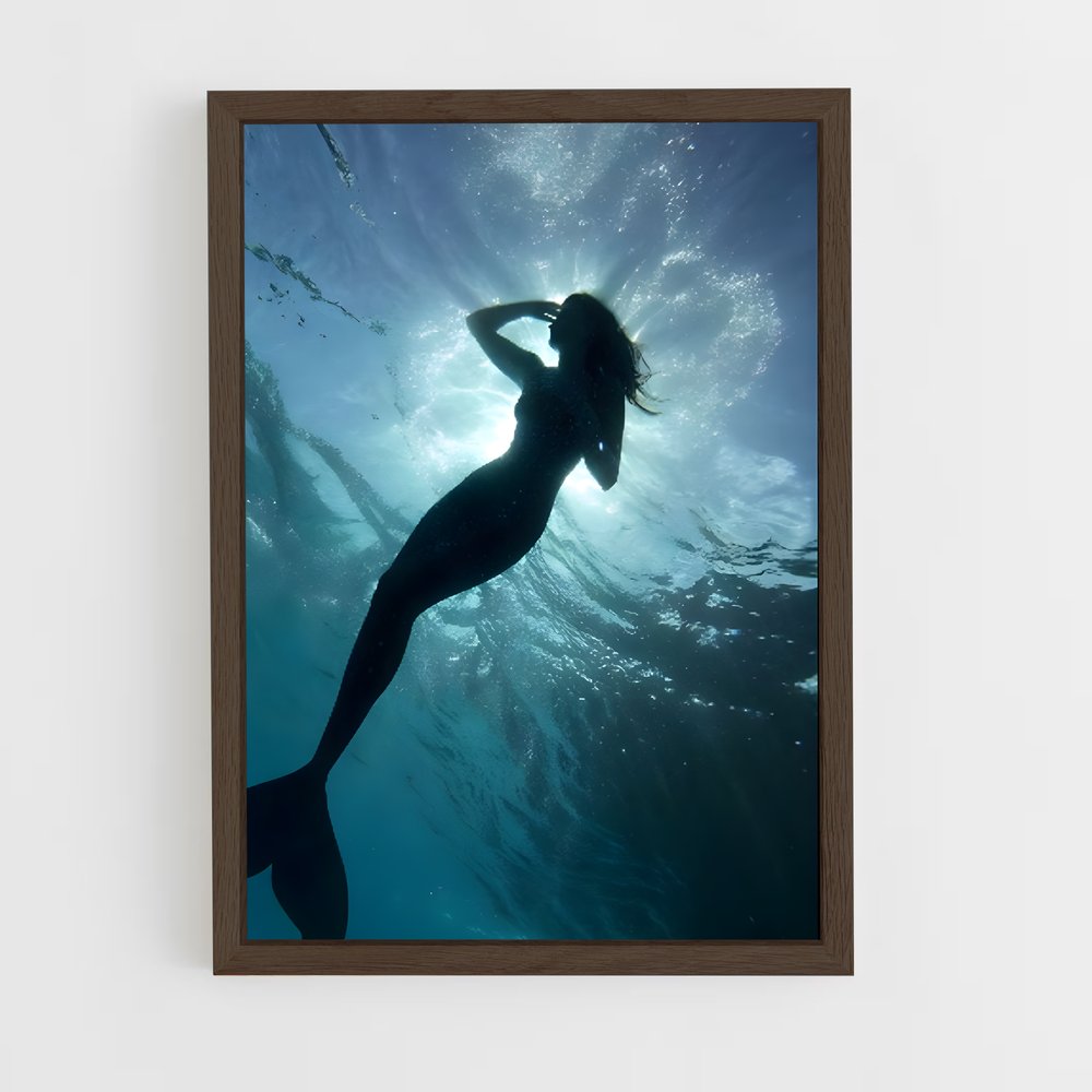 ap-mermaid-2 cadre Bois foncé