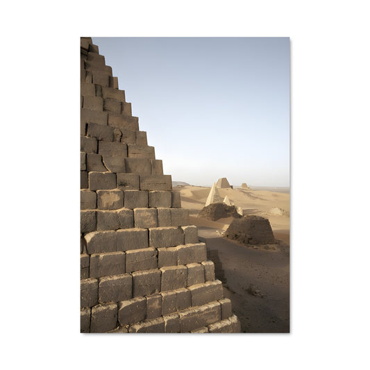 Poster Les Pyramides de Meroe