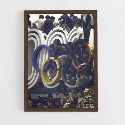 ap-mexico city 1968-1 cadre Bois foncé