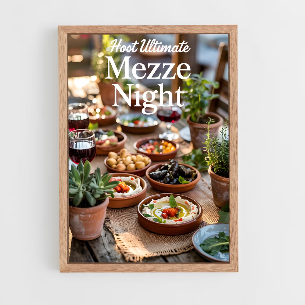 ap-mezze platter-1 cadre Bois clair