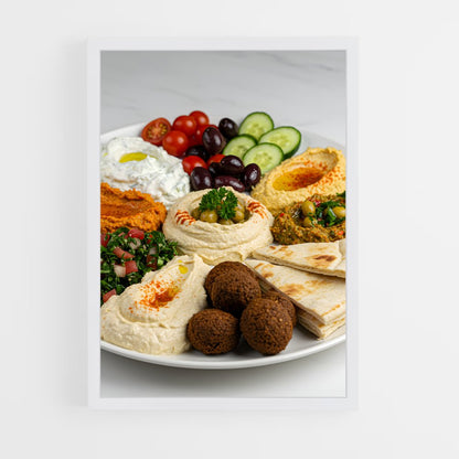 ap-mezze platter-7 cadre Blanc