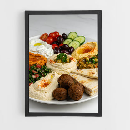 ap-mezze platter-7 cadre Noir