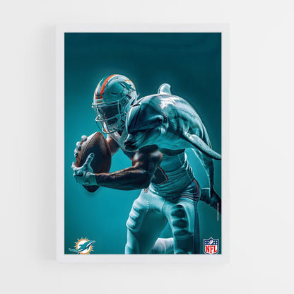 ap-miami dolphins-3 cadre Blanc
