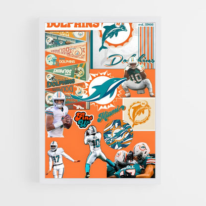 ap-miami dolphins-4 cadre Blanc
