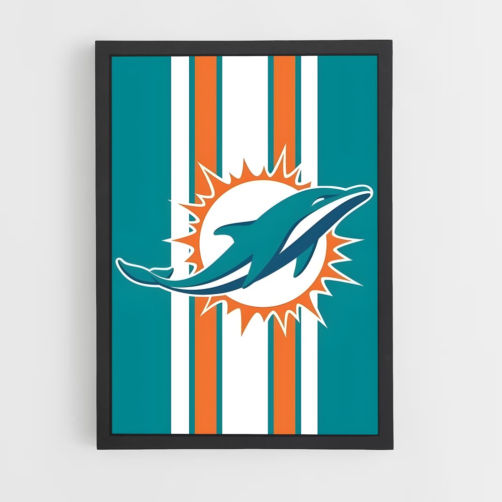 ap-miami dolphins-5 cadre Noir