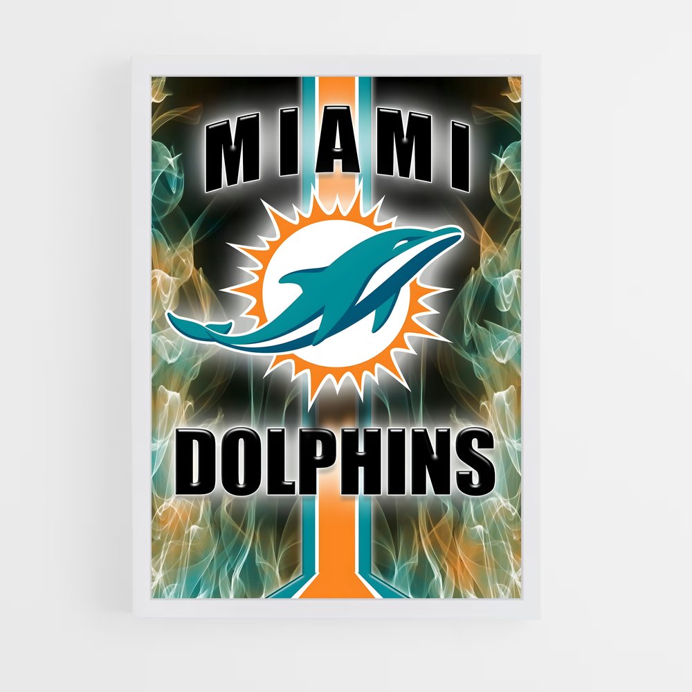 ap-miami dolphins-6 cadre Blanc