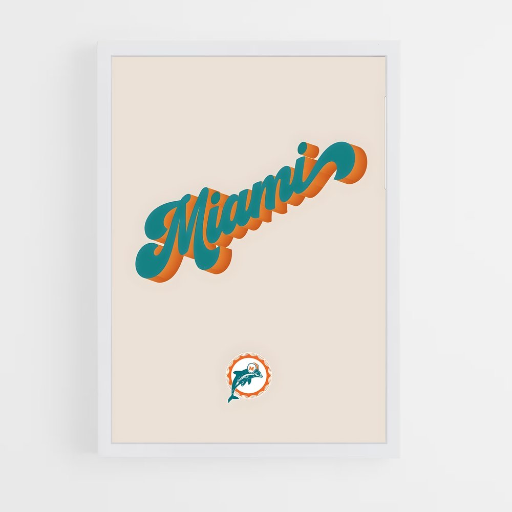 ap-miami dolphins-7 cadre Blanc