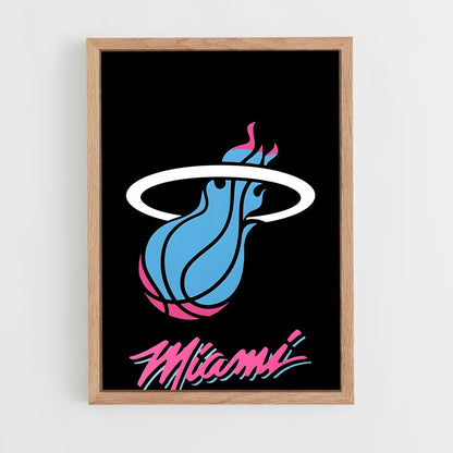 ap-miami heat-3 cadre Bois clair