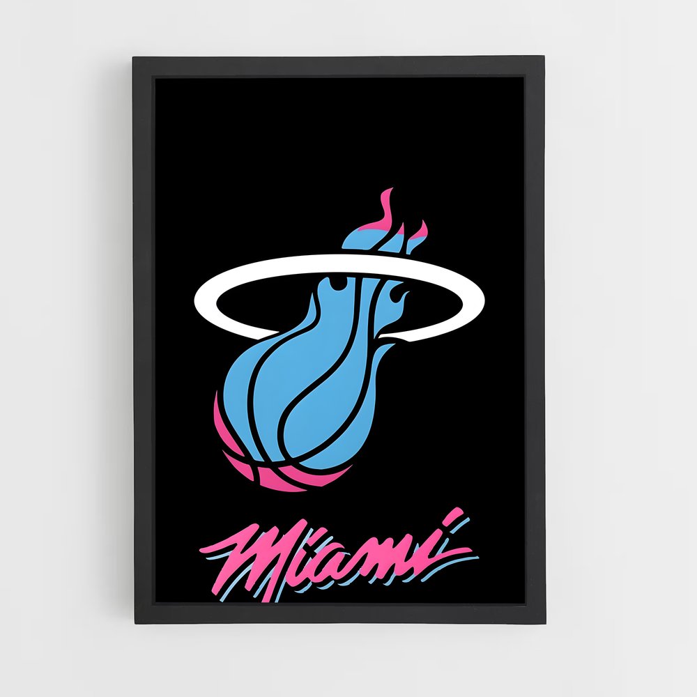 ap-miami heat-3 cadre Noir