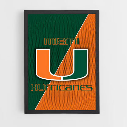 ap-miami hurricanes-3 cadre Noir