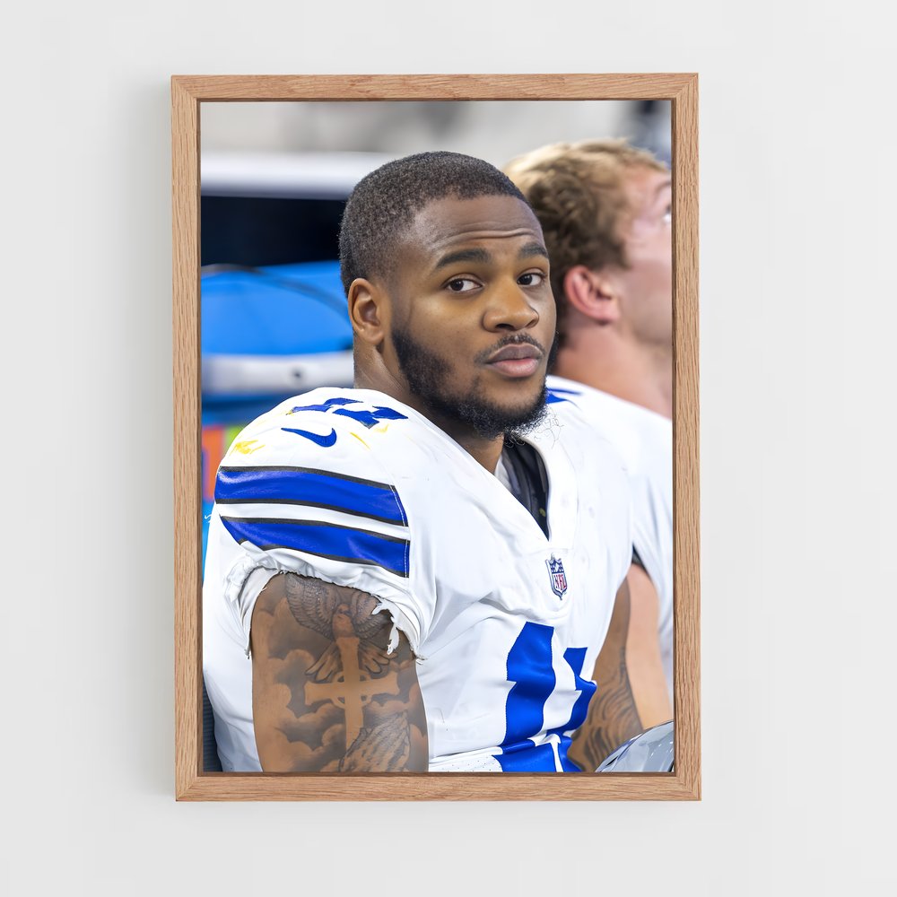 ap-micah parsons-3 cadre Bois clair
