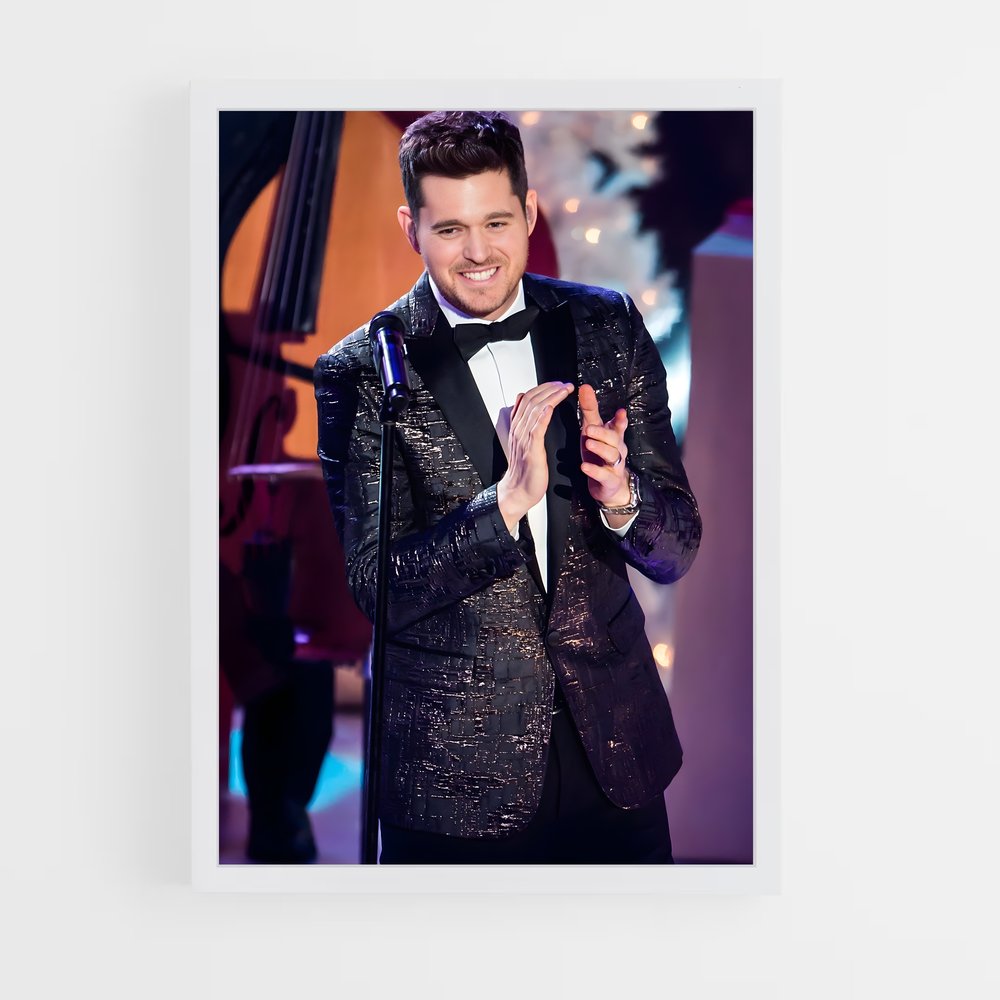 ap-michael buble-1 cadre Blanc