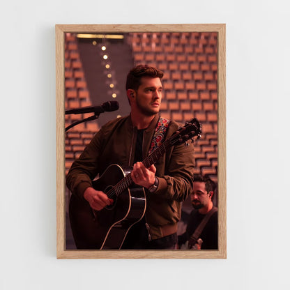 ap-michael buble-2 cadre Bois clair