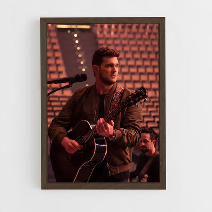 ap-michael buble-2 cadre Bois foncé