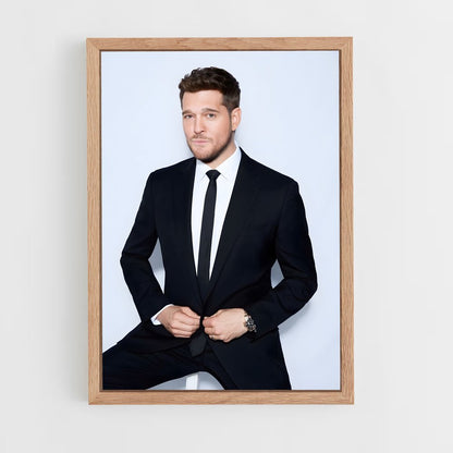 ap-michael buble-3 cadre Bois clair