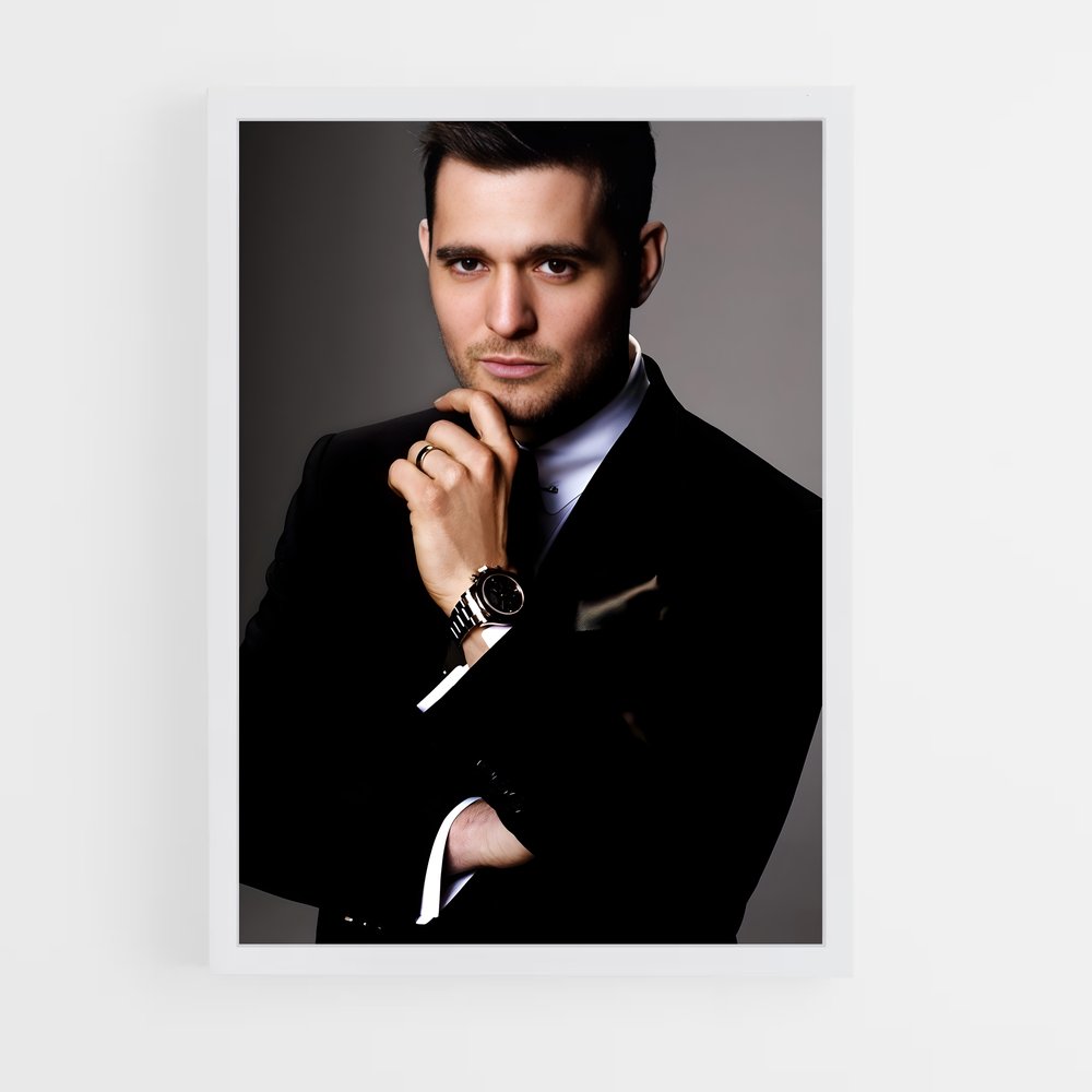 ap-michael buble-4 cadre Blanc