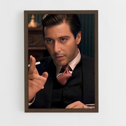 ap-michael corleone-2 cadre Bois foncé