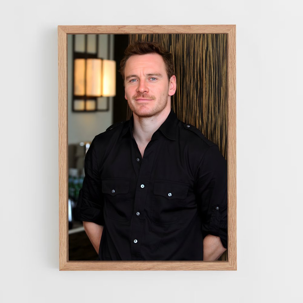ap-michael fassbender-2 cadre Bois clair