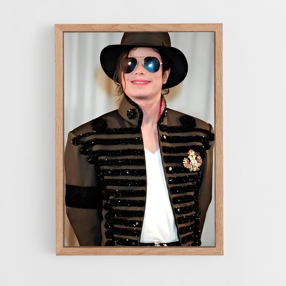 ap-michael jackson-5 cadre Bois clair