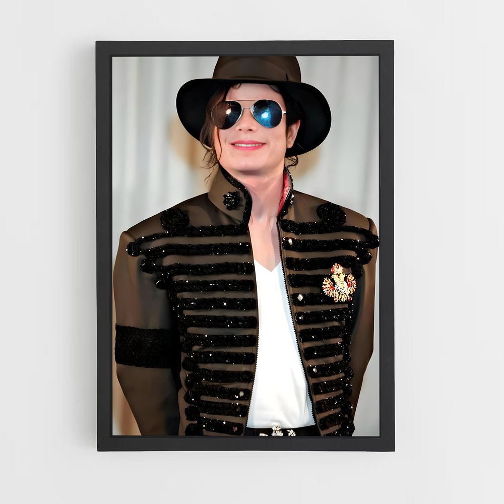 ap-michael jackson-5 cadre Noir